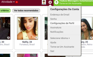 Como apagar, eliminar, deletar, anular cancelar o cadastro a assinatura a inscrição o perfil a conta do Brazilcupid .com passo 2