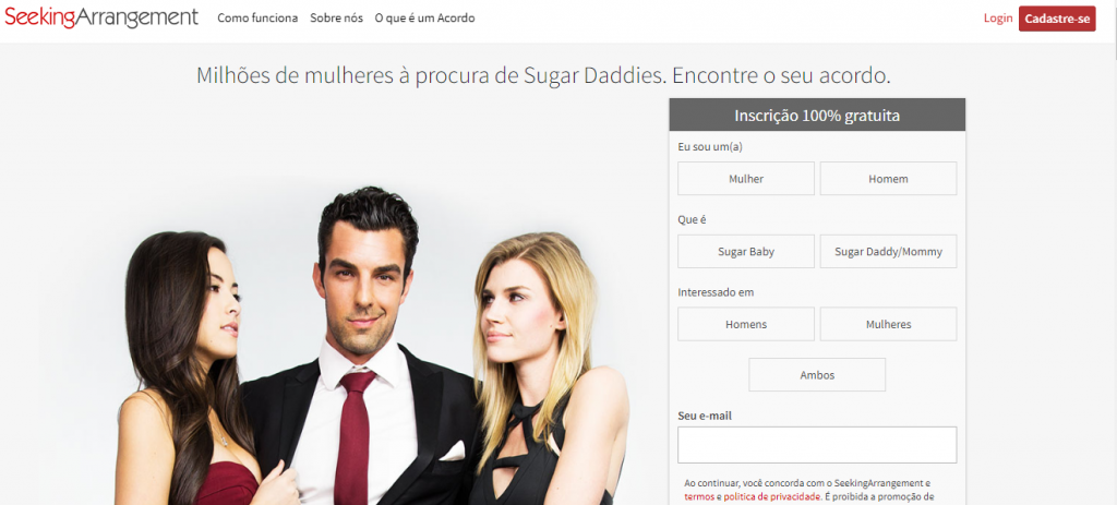 Os 5 melhores e mais interessantes site sugar baby
